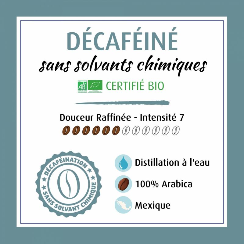 NEW - [8 boxes per set] Decaf without Chemical Solvents - 8x10