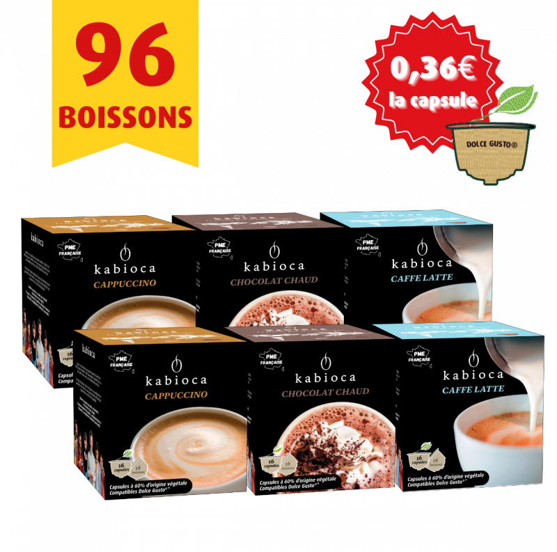 NEW - [6 boxes per set] Dolce Gusto Discovery Box - 6x16