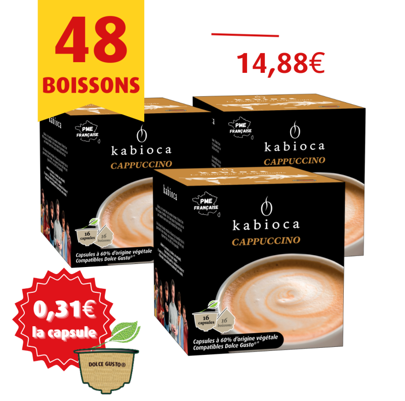 NEW - [3 boxes per set] Cappuccino - 3x16